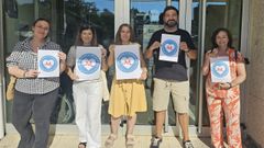 Portavoces de la Plataforma Veci�al en Defensa da Sanidade P�blica de Mora�a