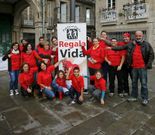 El puesto informativo se instal� en la praza da Ferrer�a. 