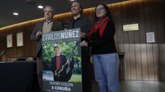 Presentaci�n de los conciertos de Carlos N��ez en A Coru�a