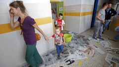 Inundaciones en el Ceip A Lama