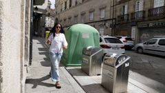 Contenedores subterr�neos en la R�a da Barreira.