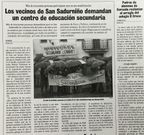 Trescientas personas se manifestaron en San Sadurni�o 