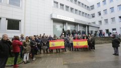 Concentraci�n por los polic�as desplegados en Catalu�a