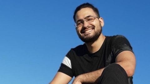 Sai Gallardo, un dise�ador gr�fico venezolano que se mud� a A Coru�a hace seis meses.