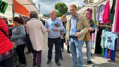 Adri�n Pumares en su visita a Langreo