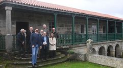 Jos� Campos visitou a sede da Fundaci�n Otero Pedrayo en Trasalba.