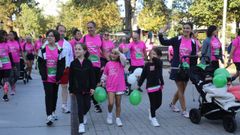 Marcha contra el C�ncer de Pontevedra del a�o 2022, con salida del paseo de Montero R�os