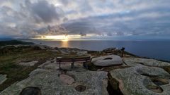 Bancos con fabulosas vistas al mar en A Mari�a, no sabr�s cual elegir