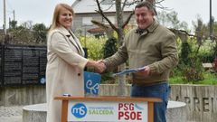 Los portavoces sellaron el acuerdo