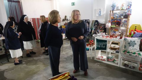 El rastrillo solidario de Manos Unidas en Ferrol, el da de su inauguracin, el pasado 20 de noviembre.