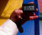 Temperatura medida ayer.