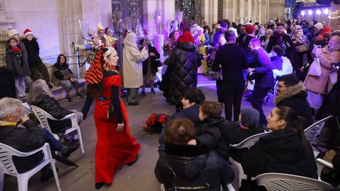 Numerosas personas no quisieron perderse el espect�culo en Mar�a Pita.