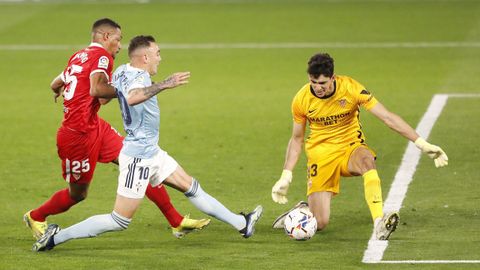 Celta-Sevilla (3-4) el 12 de abril del 2021.