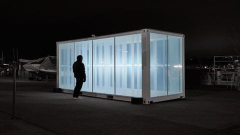 La instalacin audiovisual Alcove LTD en el Parque Anbal Vzquez de Mieres