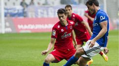 Christian Fern�ndez en el partido ante el Numancia