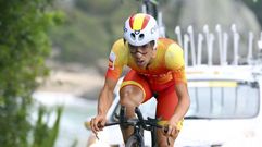 Castroviejo, durante la prueba