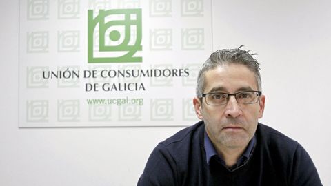 Miguel L�pez Crespo, de la Uni�n de Consumidores de Galicia