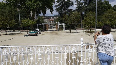 Aspecto renovado del Xard�n do Pos�o en Ourense.