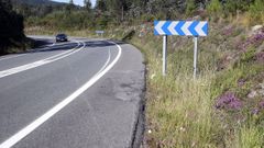 Imagen de uno de los tramos de la EP-8001 donde se produjo el accidente