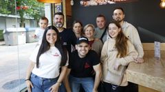 Walter Jos� Nunes Figueira acaba de abrir la hamburgueser�a El Gordo en Ourense