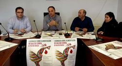 H. Castro; el alcalde, Jes�s Otero, y los ediles Lareu e Iglesias, ayer. 