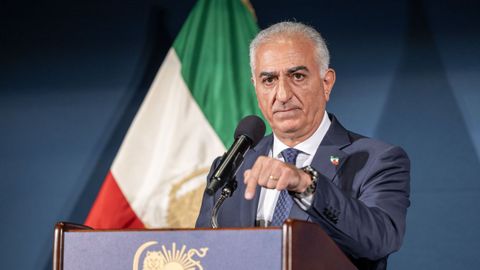 Reza Pahlavi en una imagen de archivo en Washington