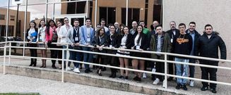 Imagen de grupo en la final de RetoAlcoa que se celebr� en Madrid el pasado d�a 15 de abril.