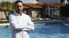 �scar Roca, director general del Makkan Club, en Oleiros