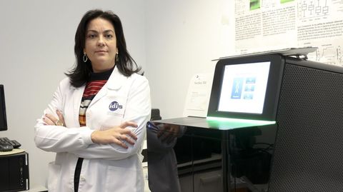 La investigadora ribeirense Ana Bel�n Crujeiras.