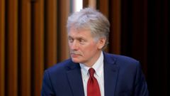 El portavoz del Kremlin, Dimitri Peskov, en su rueda de prensa anual del 19 de diciembre.