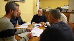 Rub�n Arroxo se reuni� con el sector del taxi para avanzarles la nueva ordenanza