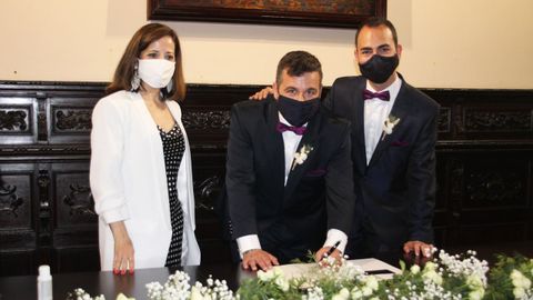 Una boda en un colegio notarial