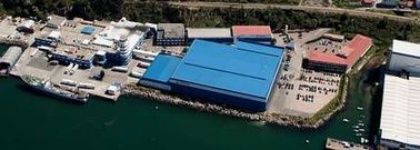 Vista a�rea de la planta que Pescanova tiene en Chapela (Redondela), donde se encuentra un amplio equipo de Deloitte, que intenta entender la composici�n del �holding�.