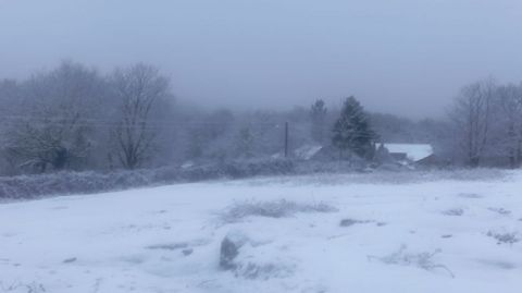 Nevada en Portomarti�o, Xesta, A Lama