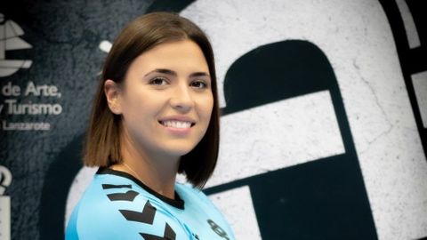 La nueva portera del Guard�s Ana Mar�n.