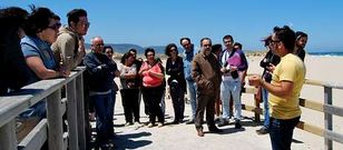 Os participantes no curso, atendendo �s explicaci�ns de Jos� Manuel Men�ndez. 