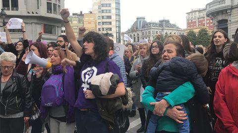 Concentraci�n contra la sentencia de la Manada en Oviedo