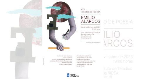 Cartel XXII Premio Emilio Alarcos de Poesía