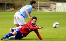 Pese a realizar un gran partido en Barreiro, el Berganti�os sali� goleado (4-0).