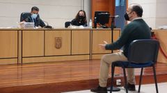 David S. L. durante su declaraci�n en el juicio celebrado en la secci�n sexta de la Audiencia Provincial, que es la que tiene su sede en Santiago