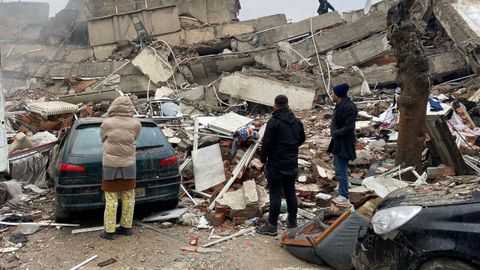 Edificio derrumbado en Kahramanmaras