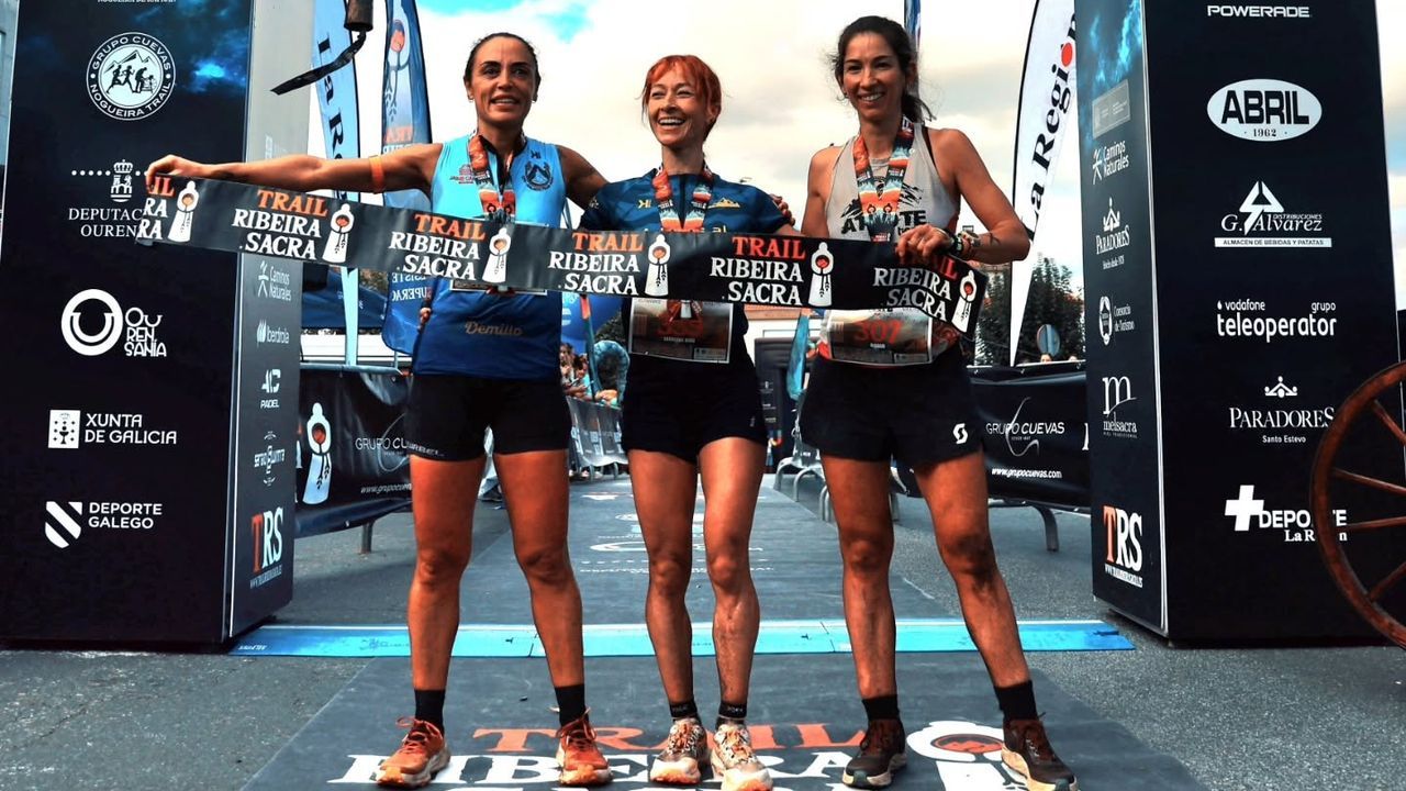 Jesús Gil y Carolina Niño se imponen en el exigente trazado del Trail Ribeira Sacra