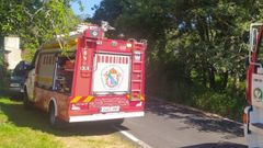 Foto de archivo de los bomberos de Boiro