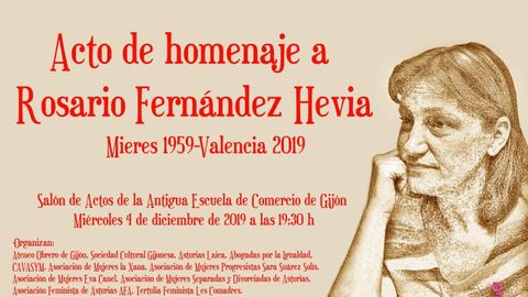 Homenaje a la jueza Charo Fern�ndez Hevia