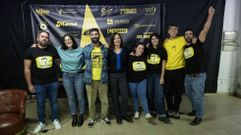 Organizadores dos Foucio, coa madria deste ano, Carmn Mndez (centro)