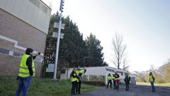 Imagen de archivo de una prueba de sirenas de la presa de Castrelo de Mi�o