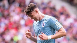 Strand Larsen, durante su etapa como jugador del Celta.