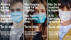 Carteles de la campaa sobre las medidas de prevencin que pone en marcha el Ayuntamiento de Gijn