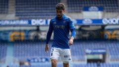 Diego Tej�n, en un partido con el Vetusta en el Nuevo Tartiere