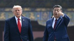Xi hizo de gu�a a Trump en el Templo del Cielo.